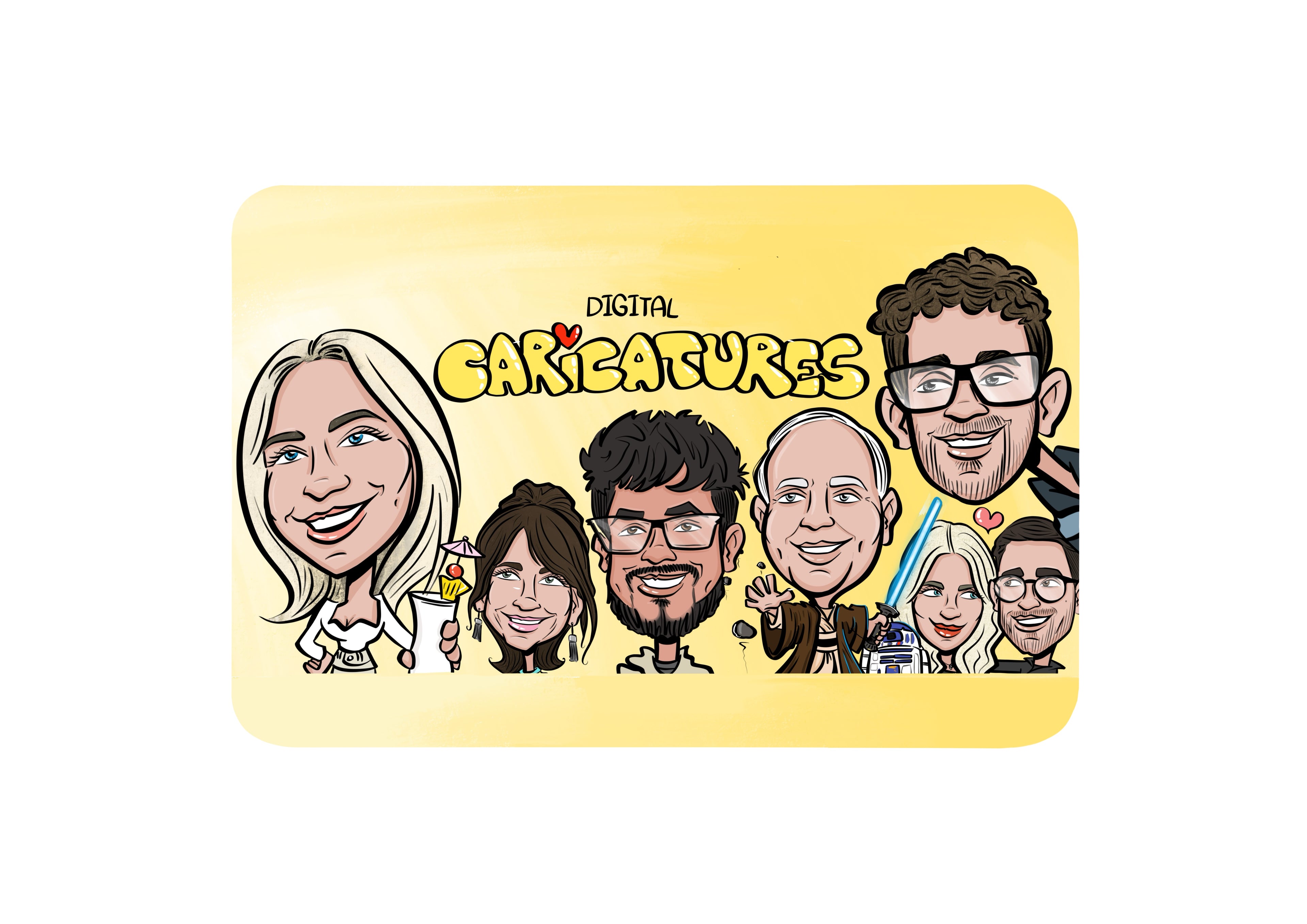 digital caricatures