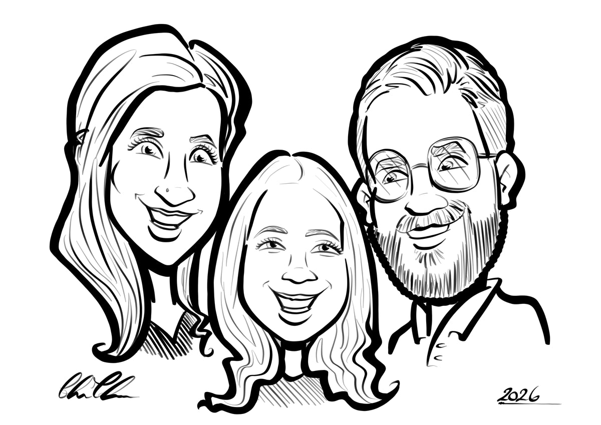 Digital Caricatures black and white