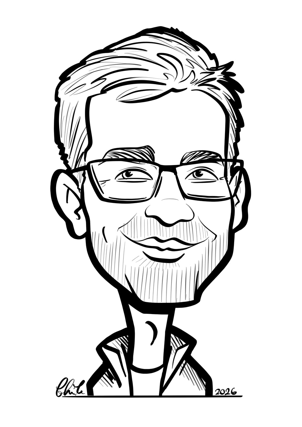 Digital Caricatures black and white