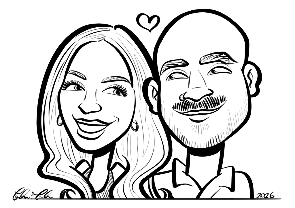 Digital Caricatures black and white
